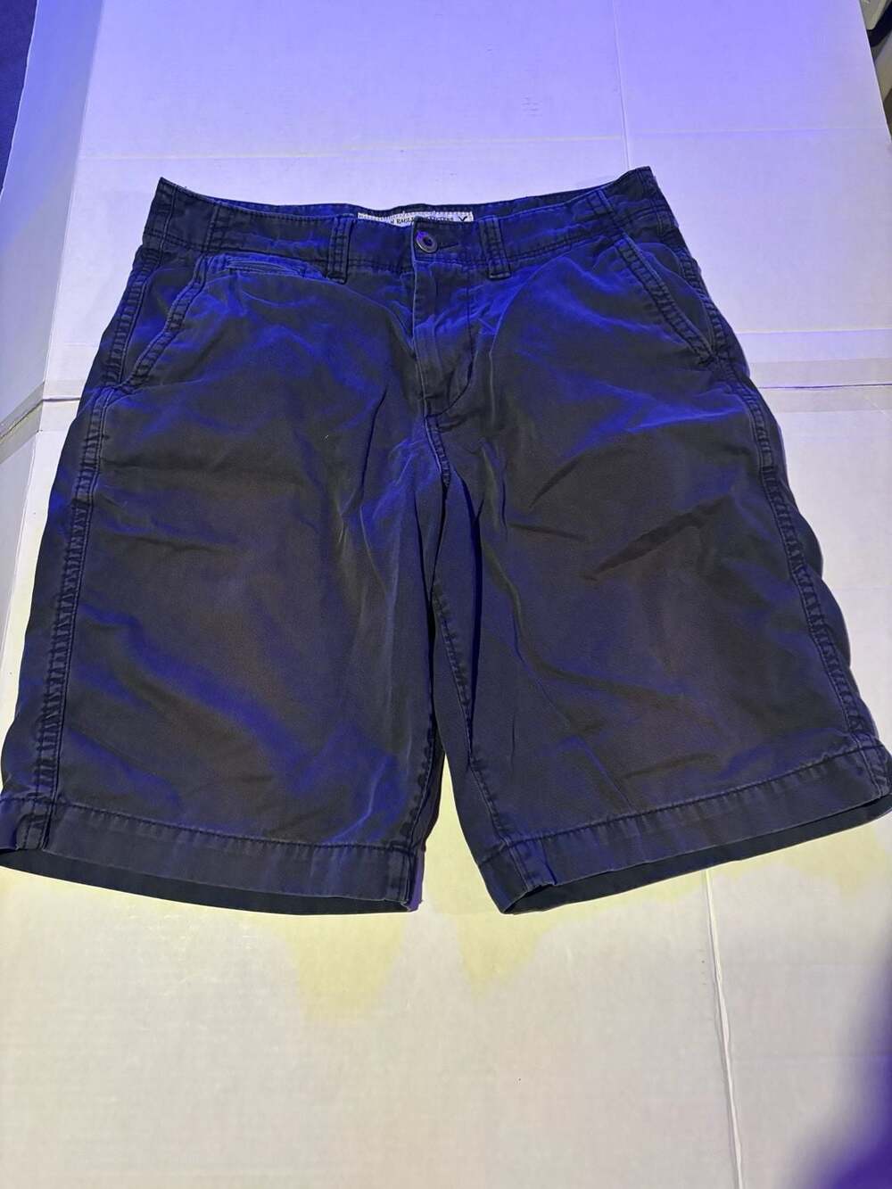 American Eagle Outfitters Longboard Shorts Size 30 Blue Chino